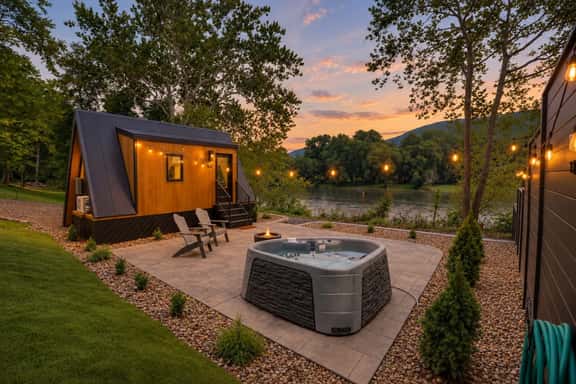 Juniata River Escape | Hot Tub | Tiny Home - Image 1