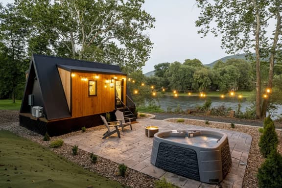 Juniata River Escape | Hot Tub | Tiny Home - Image 1